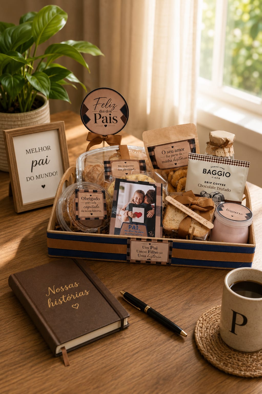 Box Memória — café da manhã de Dia dos Pais