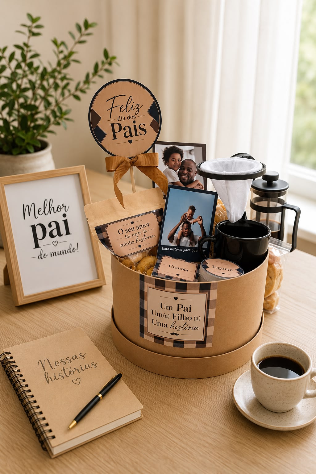 Box Momento — café da manhã de Dia dos Pais